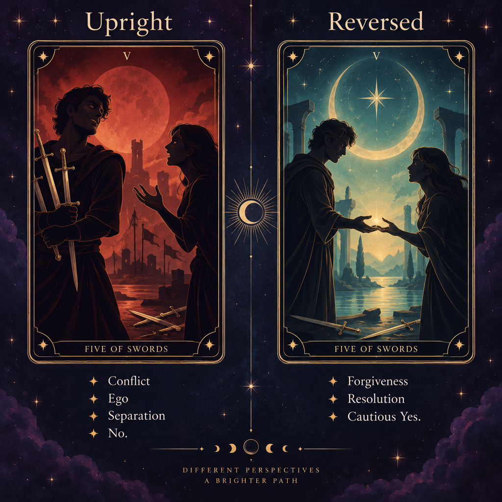 Upright vs Reversed Love Outcome Comparison