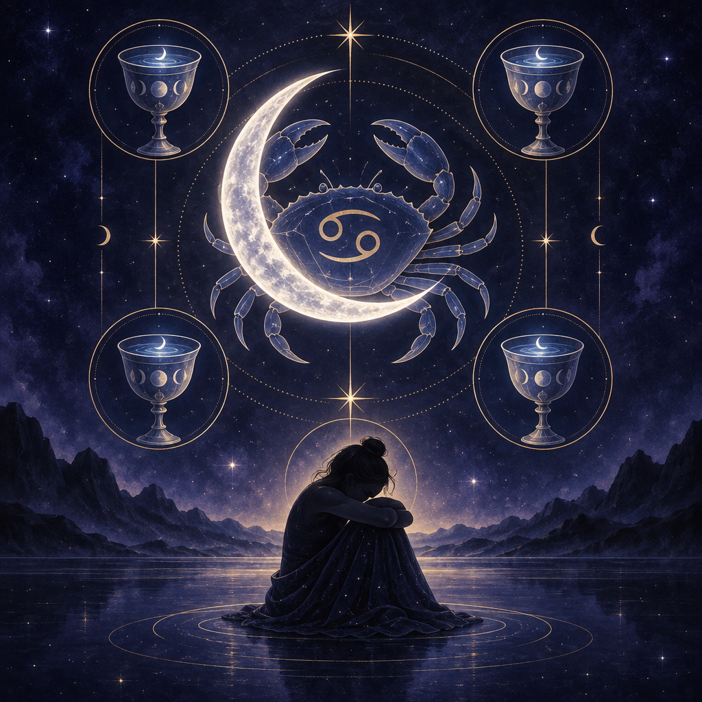 Moon in Cancer – Emotional Withdrawal Symbol