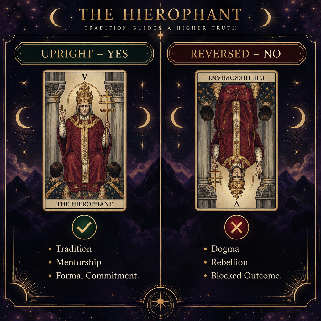 Upright vs Reversed Verdict Table