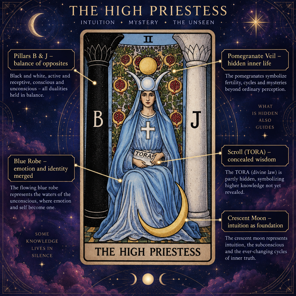High Priestess Symbol Map