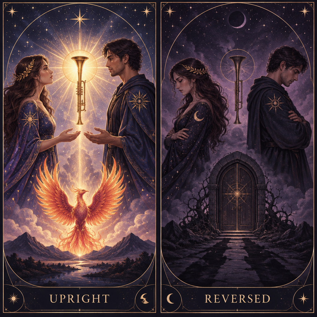 Judgement Upright vs Reversed – Love Outcomes