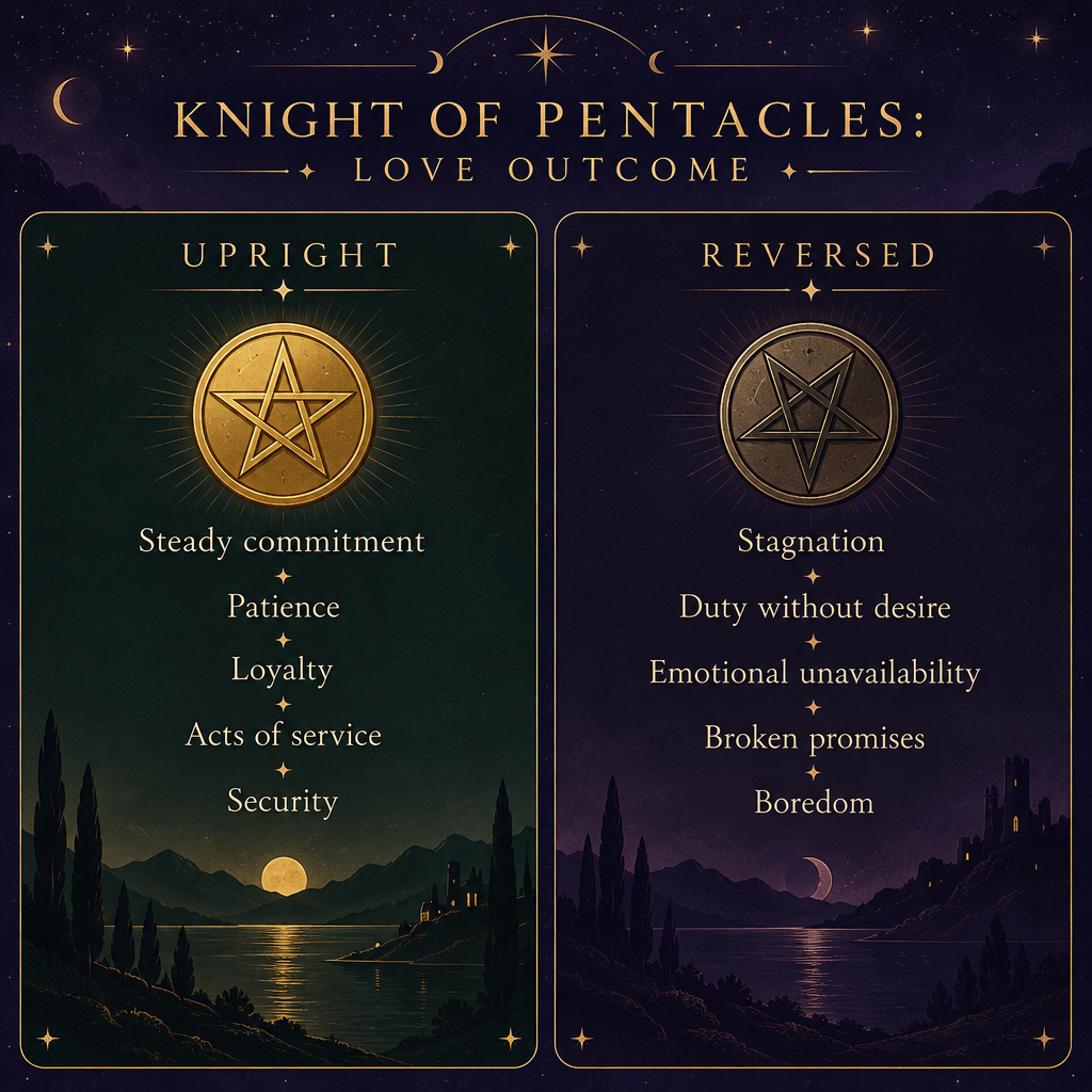Upright vs Reversed Love Outcome Comparison