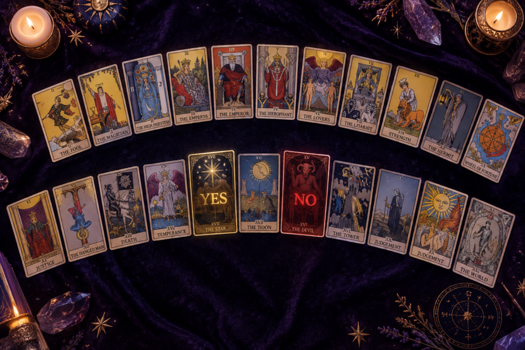 Major Arcana Yes or No Hero