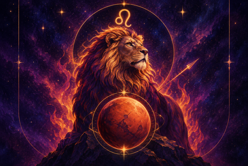 Mars in Leo astrology