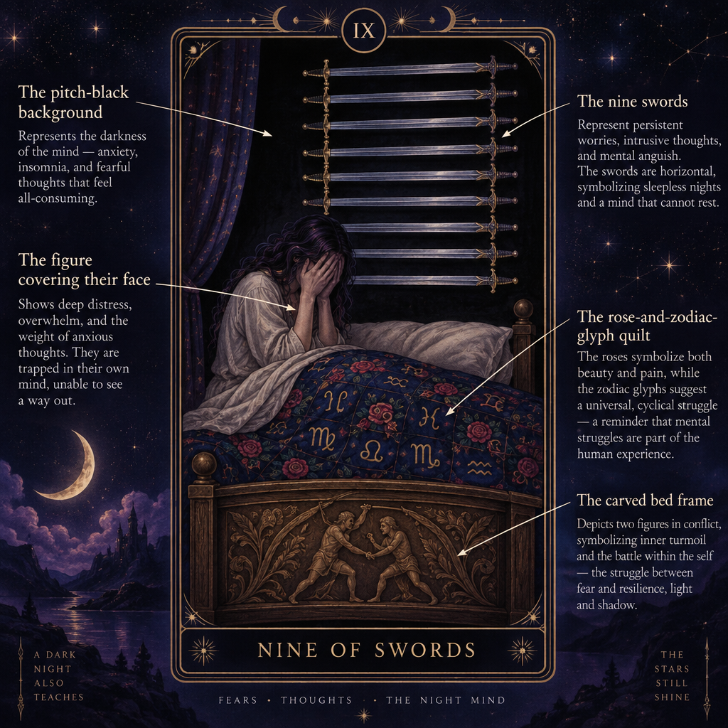 Nine of Swords Imagery Breakdown