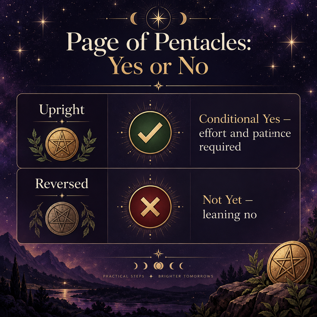 Yes or No Quick Reference Chart