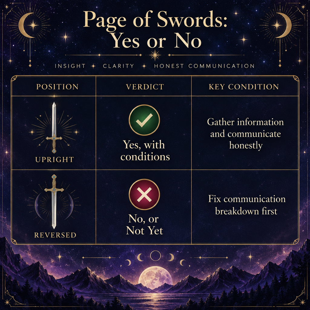 Yes or No Verdict Table