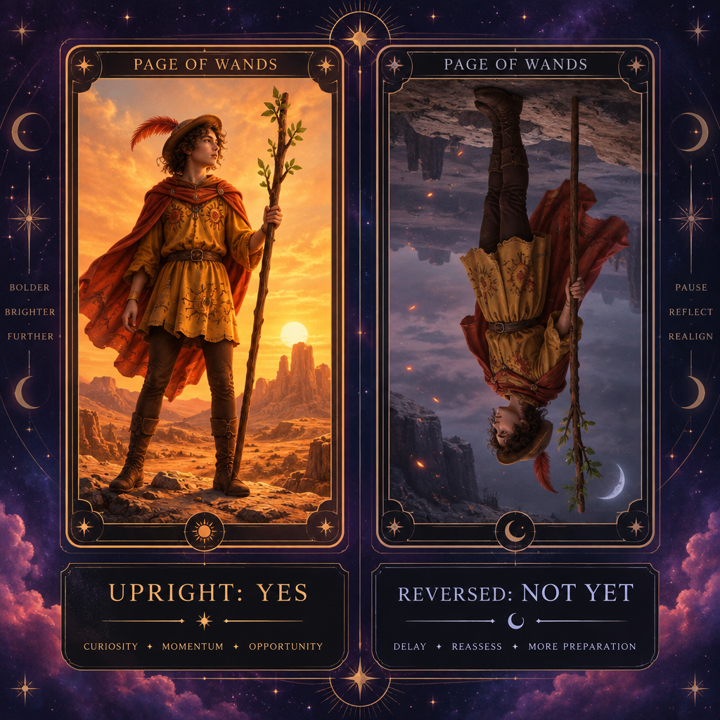 Upright vs Reversed Yes or No Verdict