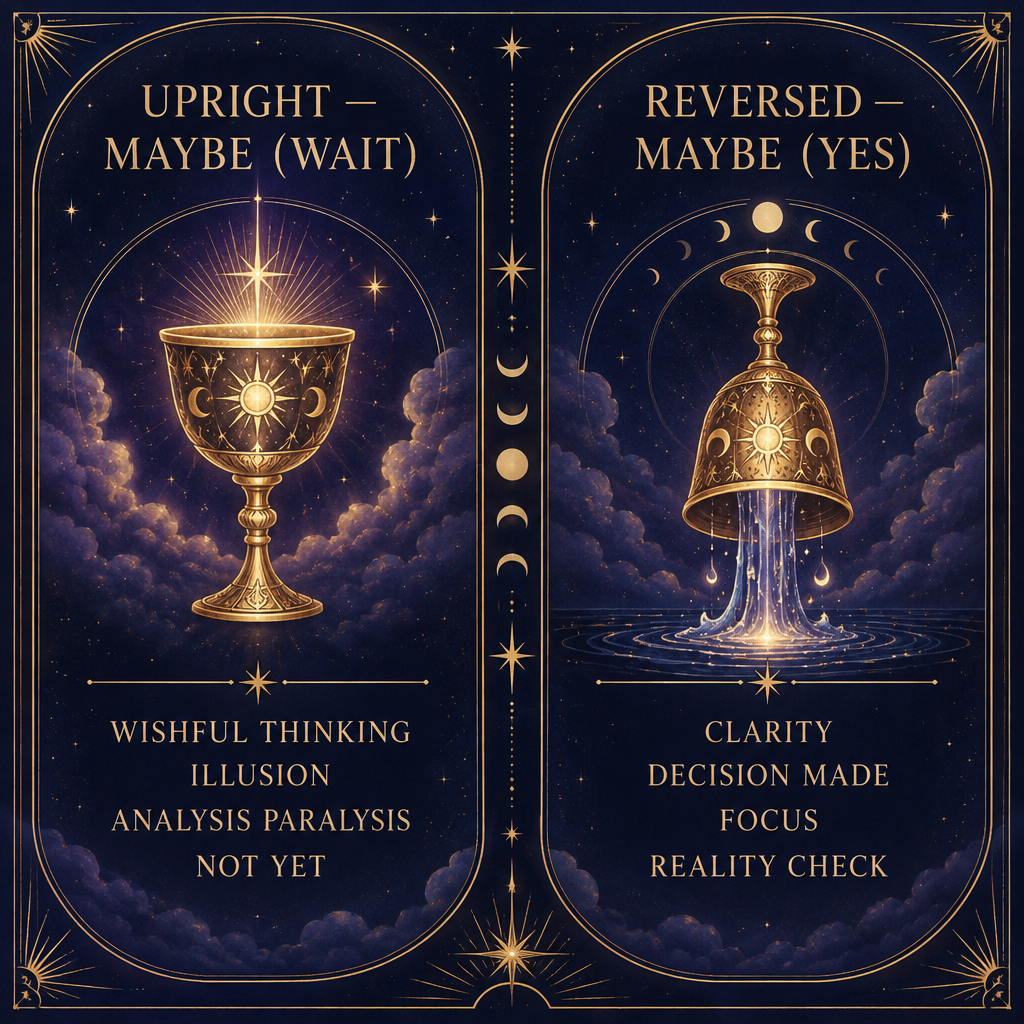 Upright vs Reversed Yes or No Chart