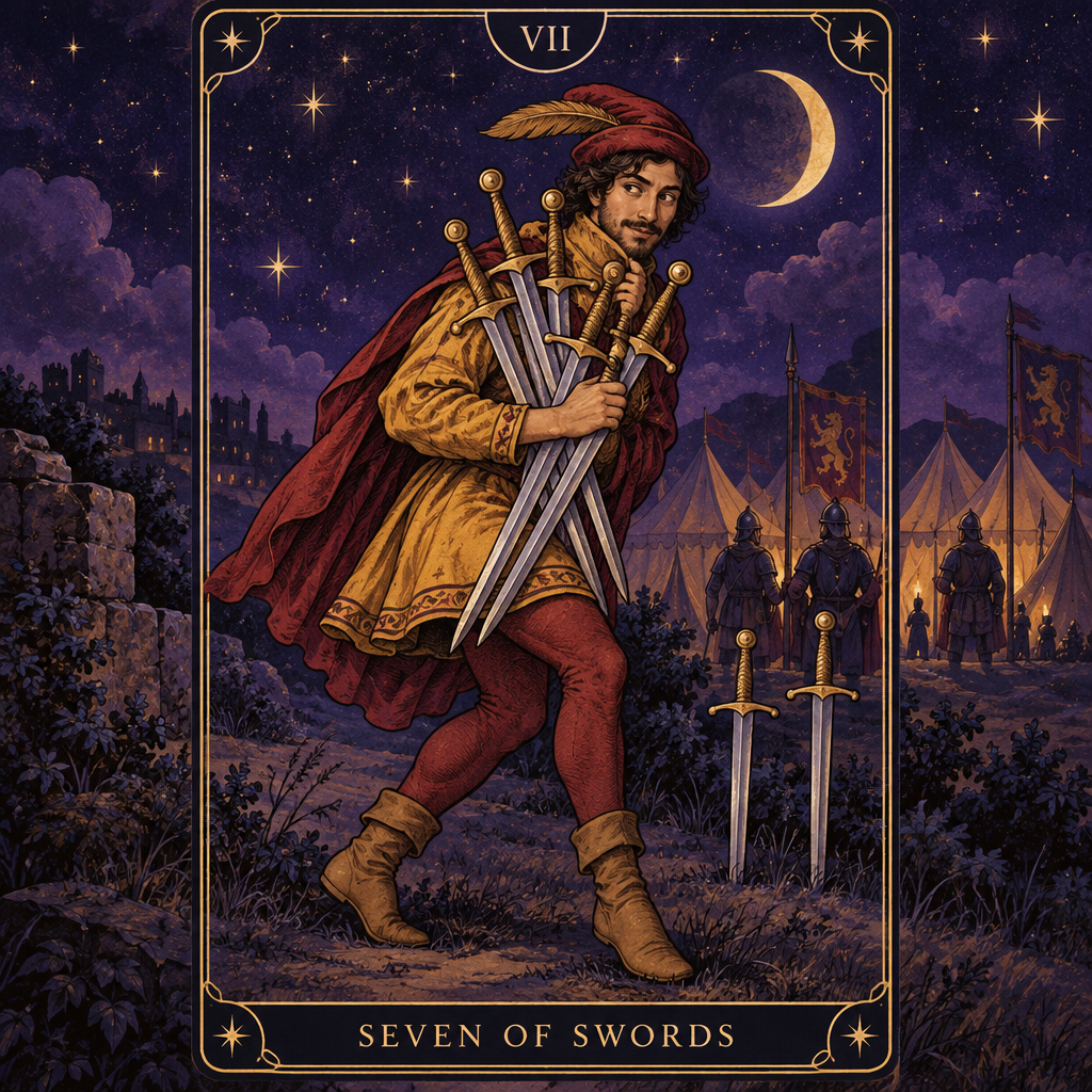 Seven of Swords Card Detail