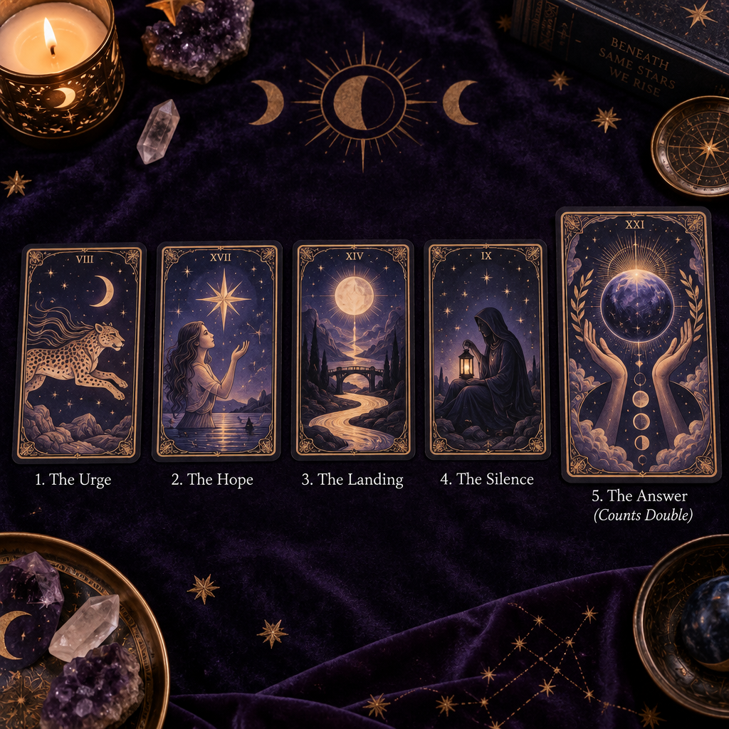 The Send or Wait 5-Card Spread