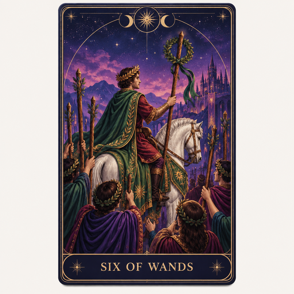 Six of Wands Tarot Card
