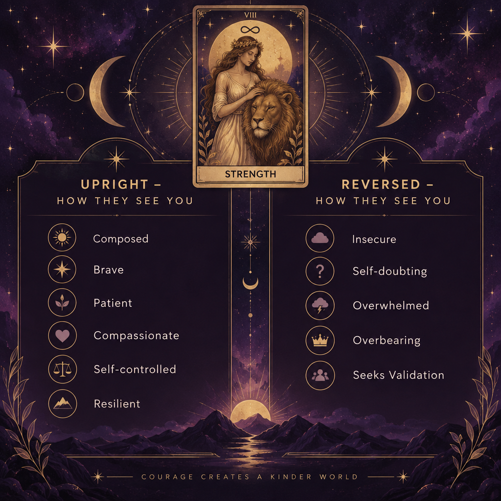 Strength Upright vs Reversed Perception Chart