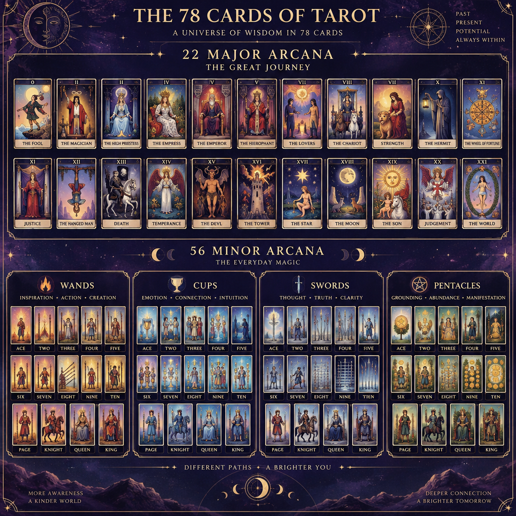 Tarot Deck Structure Diagram