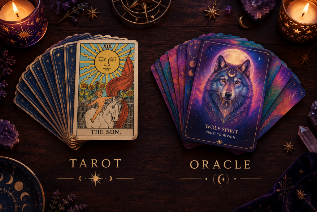 Tarot vs Oracle Cards Hero