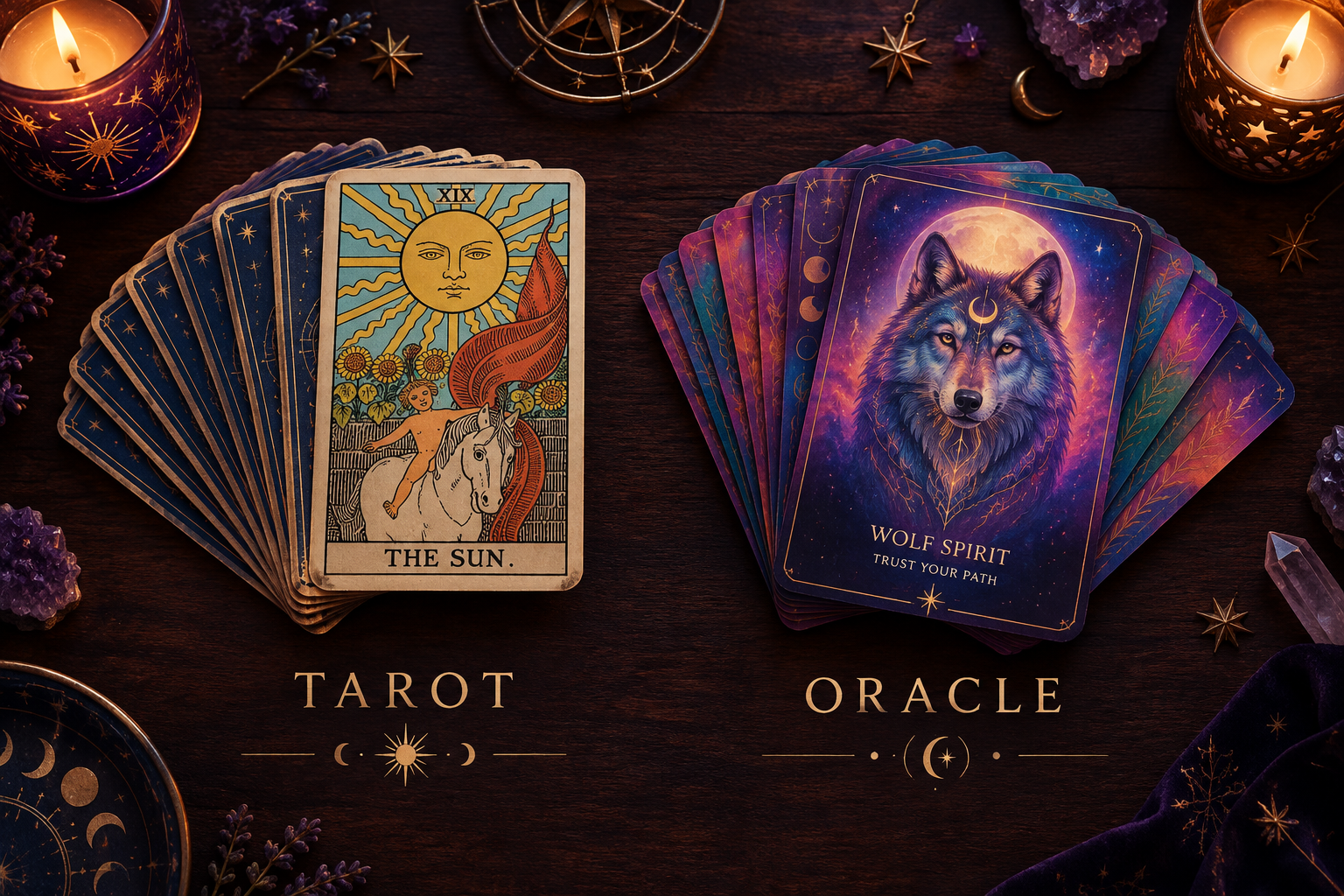 Tarot vs Oracle Cards Hero