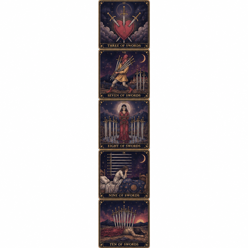 Swords Suit Heartbreak Progression