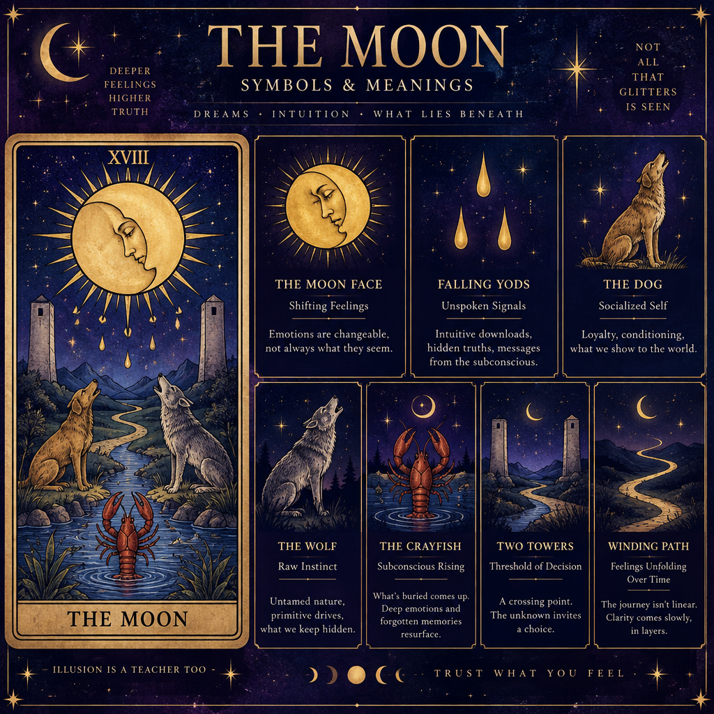 Moon Card Symbolism Chart