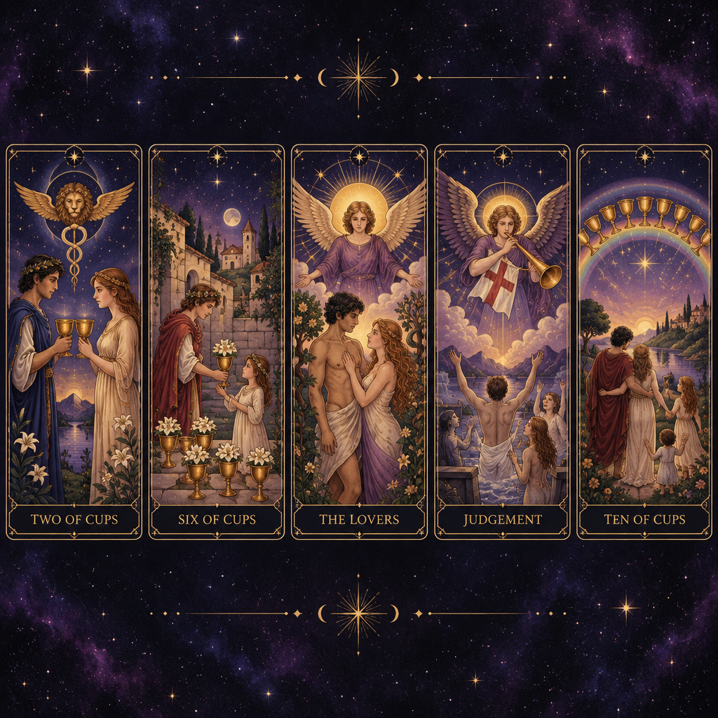 Top 5 Reconciliation Tarot Cards Illustrated